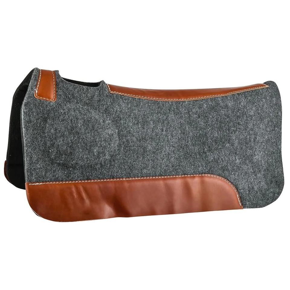 Export Quality Western Style Dressage Cotton Drill Woolen Felt Lining Saddle Pad Customized Color & Size Hot Selling