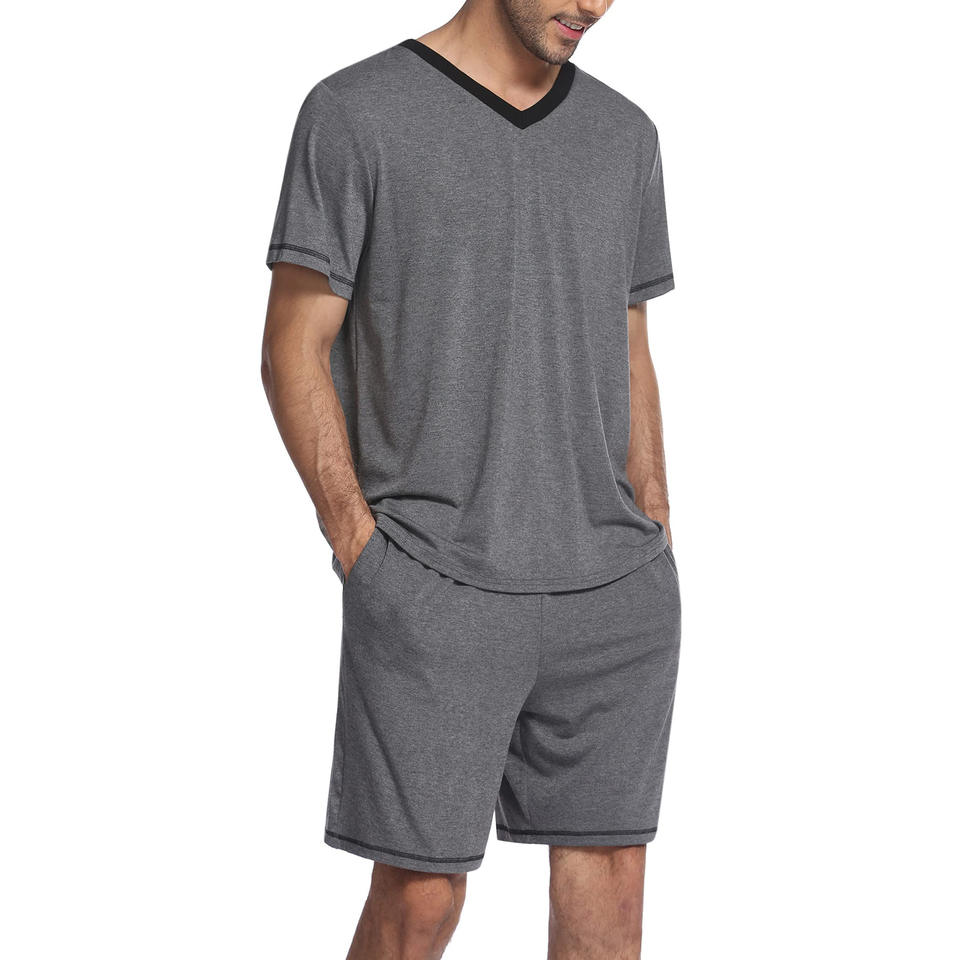Men's Summer Casual Sportswear Set Breathable Short-Sleeved Shirt and Shorts Color-Matched Print Pattern Men's Shirts