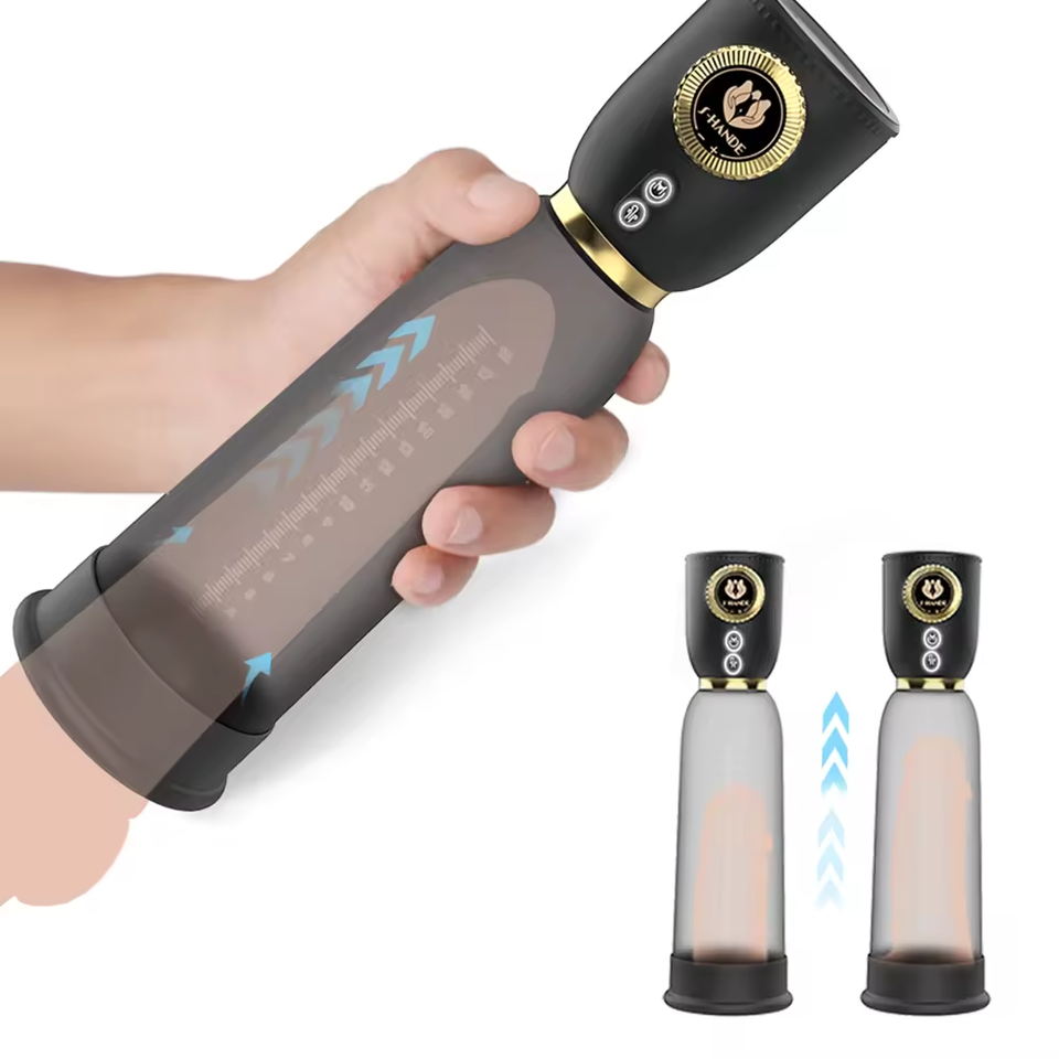 Powerful Electric Male Penis Enlargement Air Vacuum Erection Sucking Penis Pump Sex Toys for Male Longer Bigger