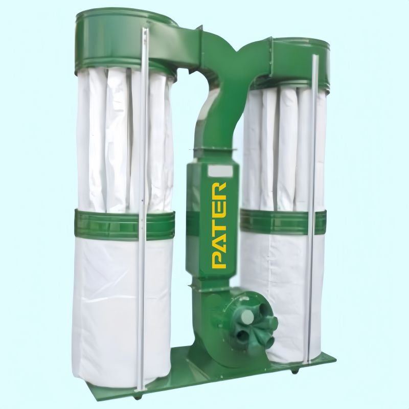 High Efficiency Industrial Mobile Bag Dust Collector (Down-Blowing Muffler Type) for Woodworking/Grinding