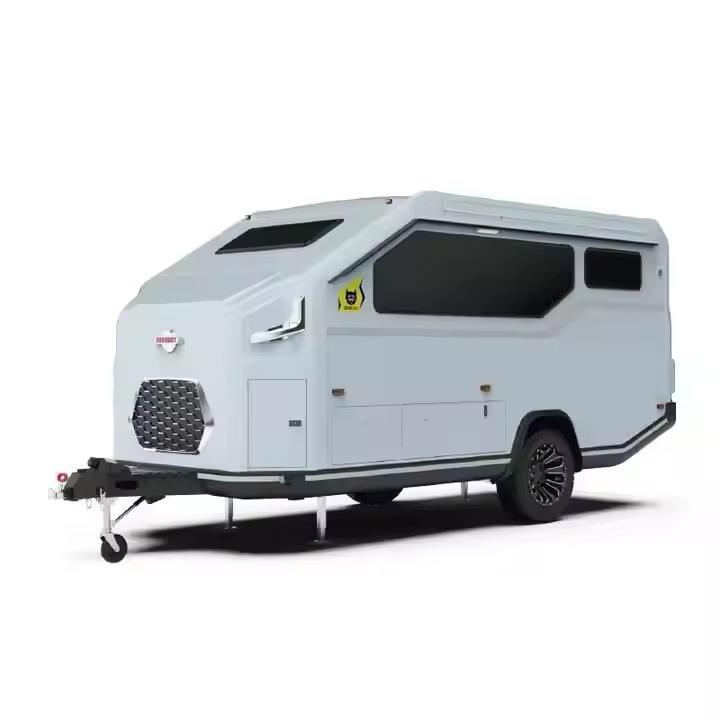 Galvanized Steel Movable 4WD Mini Caravan for Off-Road Camping and RV Use