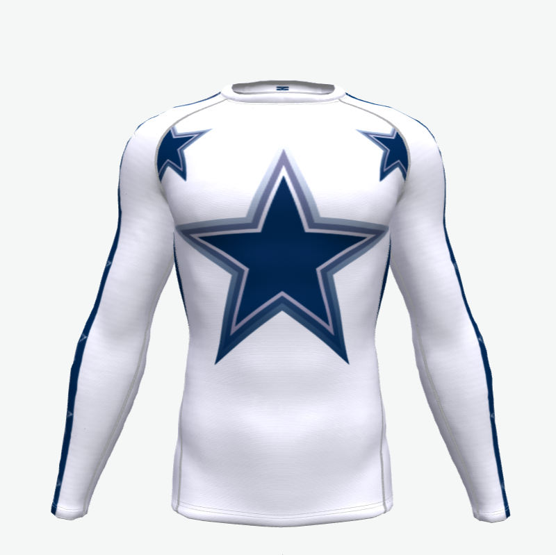 Wholesale Sun Protection Clothing Compression Shirt Rashguard Sublimated Long Sleeve Surf Rash Guard for Men