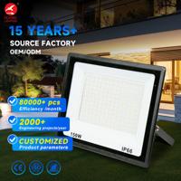 Super Lumen 800W LED Solar Panel Flame Competitive Price Landscape Outdoor Flood Light 6000K Daylight 2-Year Warranty IP67