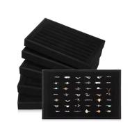 Customized Velvet Jewelry Tray Display Stand for Retailers on New Bestselling Store Display Cabinets