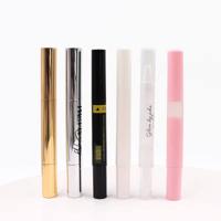 Custom Logo 1.5ml 2ml 3ml 5ml Cuticle Oil Pen Empty Transparent Black White Gold Silver Cosmetic Nail Care Twist Pen with Brush
