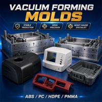 Custom Large Vacuum Forming Plastic Mold Parts Clear Transparent Acrylic PC PMMA PP ABS Vacuum Cast Large Thermoformed Parts