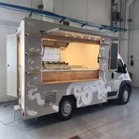 Modern Food Truck with Octopus Design Aluminum Kiosk for Mobile Catering and Hot Dog Shop Use 2-Year Warranty