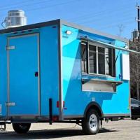Affordable 2022 New Design Mobile Food Truck Ready for Delivery Worldwide Coffee Cart Trailer With Full Equipment for Sale