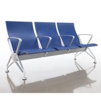 Comfortable 3 Seater Pu Foam Waiting Chair Beach Chairs Airport Lounge Chair