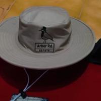 Arbor Rd. Estate Branded Stylish 5-Panel Sun Hat Canvas Camp Cap with Signature Charm for Everyday Protection