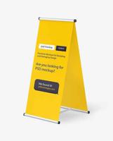 Custom Printed Roll-Up Banner Stand | Retractable Aluminium Pop-Up Display 1 Year Warranty Portable Lightweight for Trade Shows