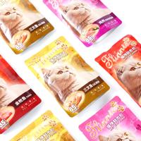Hot Sell Factory OEM Support Kitten Milkshake 70g Meat-Based Organic Non-GMO Cat Treats Pouch Pet Wet Food