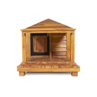 Spacious and Comfortable Teak Wood Dog Cage for Training and Resting Shelter Pet Houses & Furniture