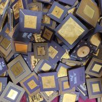 Hot Selling CPU Scrap Intel 486 386 Ceramic Processors Gold Pins Wholesale Factory Price Best Quality Electronic Waste Scrap
