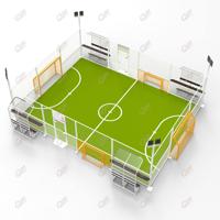 Hot Sale Outdoor Portable Small Football Field Sports Court Equipment Panna Soccer Cage