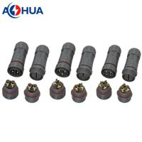 Customized 4 Pin Waterproof Wiring Harness Male Female Power Cable Assembly Control Wire Harness Solution for Automotive