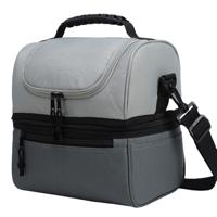 Customized Design Large Insulated Lunch Box Cooler Tote Bags for Man Adult Business Work Holiday Picnic (2 Color)