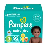 Experience Gentle Protection PampersNew Baby Diapers Size 2 Pack of 64 for Newborn Skin Absorb Away Layer Leak Guard Fluff Pulp