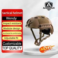 Wendy EX 3.0 Rail Lightweight Tactical Helmet ABS Breathable Outdoor Game & Riding Training Helmet