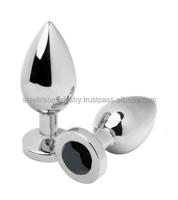 IRISCO Jeweled Butt Plugs-Waterproof Customizable Steel Metal Anal Dildo with Custom Logo High Quality for BDSM Bondage Use