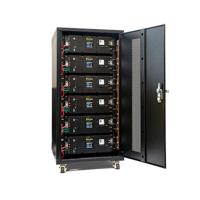 Best quality Batteries Kit 30.72kWh 6 Server Rack Batteries With Pre-Assembled Enclosed Rack With Door & Wheels