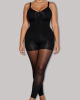 Women's One-piece Sleeveless Jumpsuit, Running Jumpsuit Full Coverage Tummy Control Shapewear Bodysuit