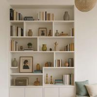 Customizable 5-Tier Wooden Bookcase Display Shelf for Home & Office, Modern Storage Solution