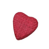 Rustic Refined Heart Shape Gift Box Jute Paper Layers Silk Screen Printed Customizable-Eco-Friendly for Farmers Markets Craft