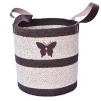 Large Capacity Striped Jute Beach Tote Women's Fashion Summer Jelly Bag Open Closure Two Handles Shoulder Handbag