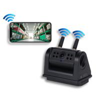CAMWBR Wireless IP68/69 Waterproof Reverse Camera Wide Angle Rear View Parking Sensor with Split Screen Function