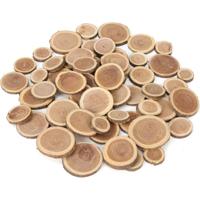 Natural Wood Slices for Crafts Mini Assorted Christmas Ornaments Wedding Decorations Party Centerpieces Home