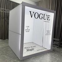 Free Shipped in 48H Photo Box Vogue Wireless Automatic magazine photo booth box wedding Indoor Tent Photobooth Box