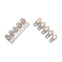 2.5 Mm Single-Pole Terminals Copper Plug-In Din Rail Screw Terminal Block with 5 Pieces Per Strip Section 2 Strips