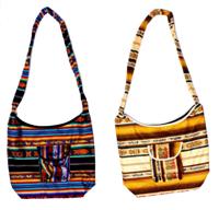 Colorful Unique Wool Hobo Bags Handmade Knitting Exotic Design Fashion Purses Novelty Gifts From Ecuador