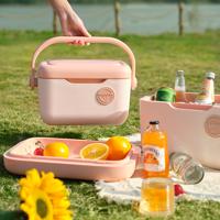 6QT 6L Ice Box for Beverages Keep Cold Insulated Hard Lightweight Picnic