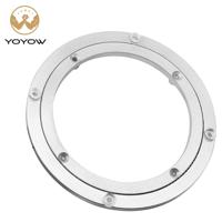 Mute Aluminum Modern Swivel Plate 8 Inch Lazy Susan Turntable Bearing 360 Degree Free Spin Low Noise for Kitchen Hotel Furniture