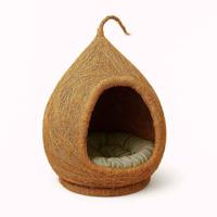 Eco-Friendly Classic Coconut Fiber Animal Nest Bird House Steel Wire Frame Powder-Coated Surface | Durable Sustainable Box