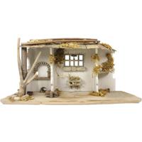 ZICOM Germany 60x20x30cm Nativity Stable Stall Christmas Decorations (9006935097979)