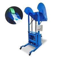1.6-10m Food Waste Disposal Special Trash Bin Lifter  Motorized Waste Bin Elevator Hydraulic Vertical Transport Vehicle