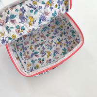 Large Storage Quilted Flower Animal Cotton Portable Travel  Makeup Cosmetic Bag