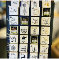 Adventskalender Attractive Calendar Board for Festive Season