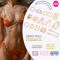 Wholesale Underwear Accessory 10MM Metal Bra Rings Hooks Sliders Adjustable Bra Strap Buckles