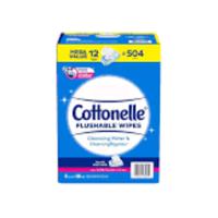 Cottonelle Fresh Care Flushable Cleansing Cloth, 504 Count