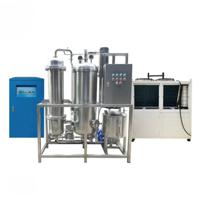 Industrial Rotary Double Effect Falling Film Milk Evaporator with PLC Controlled Engine Motor Pump and 50-100L Capacity