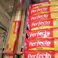 African Top-Grade Perfecto Dry Long Macaroni Budget-Friendly 400g Spaghetti Halal ISO Certified Box Packaging 18-Month Shelf
