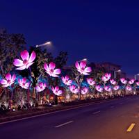 Senzhao New Fashion Flower Outdoor Decorative Led Lighting Low Voltage Landscape Road Lights