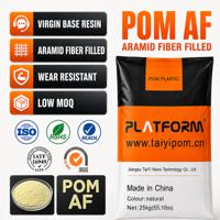 Aramid Fiber Filled POM Engineering Plastic Raw Material Polyoxymethylene Granules Injection Molding Grade Wear Resistant for