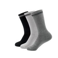 Custom striped crew ankle socks premium cotton blend retro two stripe design breathable comfortable for casual wear team socks