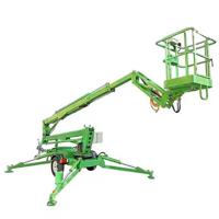 Towable Articulated Telescopic Boom Lift Cherry Picker Hydraulic Lift