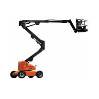 1 Ton High Strength Steel Hydraulic Cherry Picker Crane Trailer Ladder Wheel Telescopic Spider Boom Lift 3.3kW AC Powered 2-Year